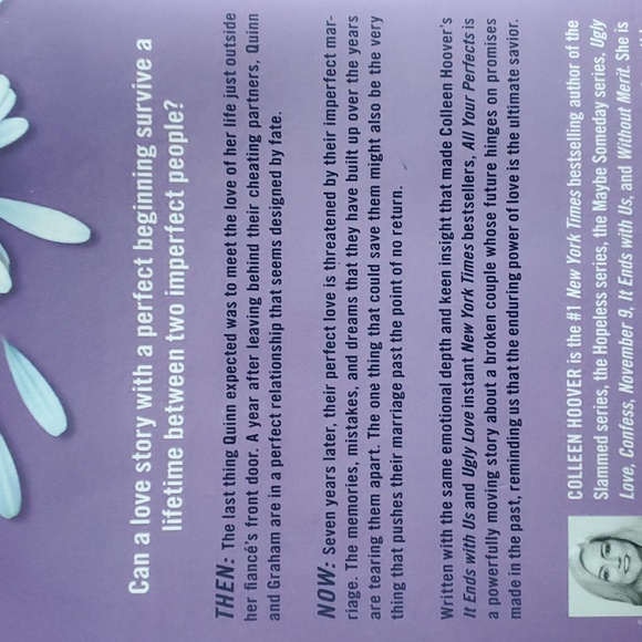 Colleen Hoover All Your Perfects book - Picture 3 of 5